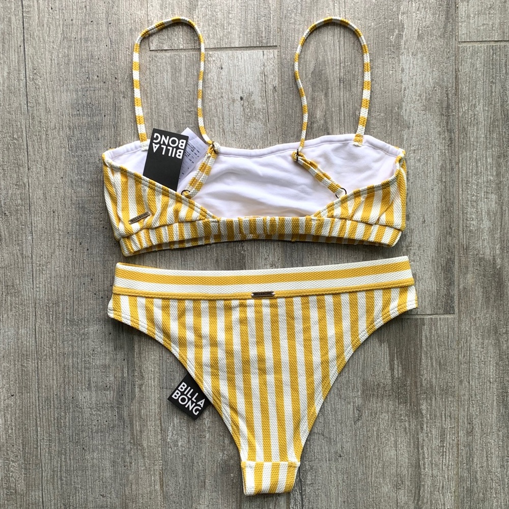 🔥🔥BILLABONG - RETRO STRIPE BRALETTE MAUI SET🔥🔥 - Picture 9 of 9